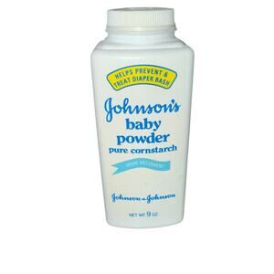 Johnson's Baby Powder Pure Cornstarch More Absorbent 9oz Vintage Old Stock Used